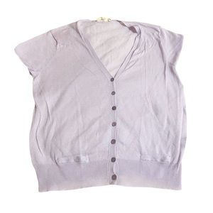 NEW EILEEN FISHER FEATHERWEIGHT LINEN COTTON MELANGE ITALIAN YARN CARDIGAN PS VO